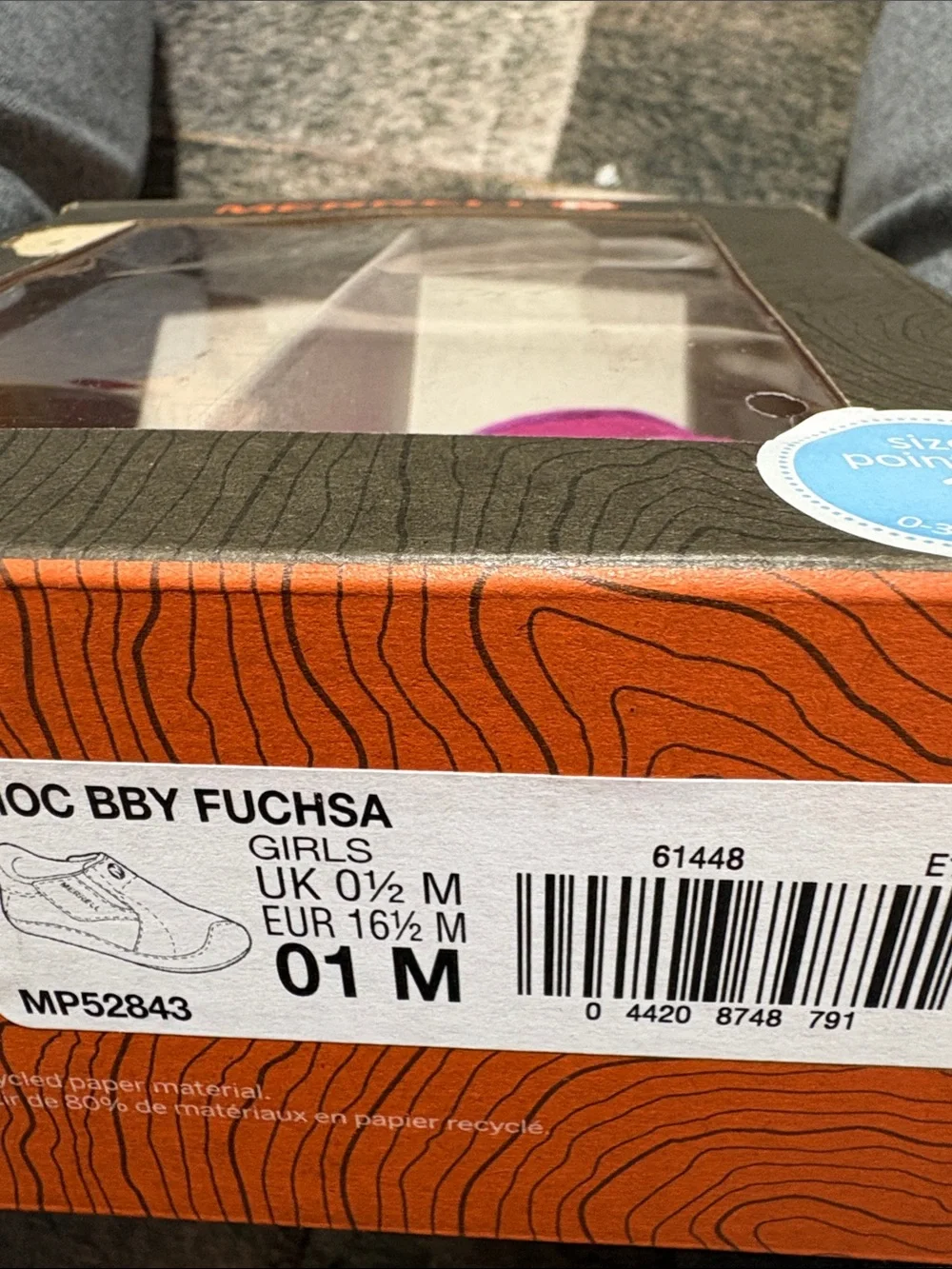 New Merrell baby shoes